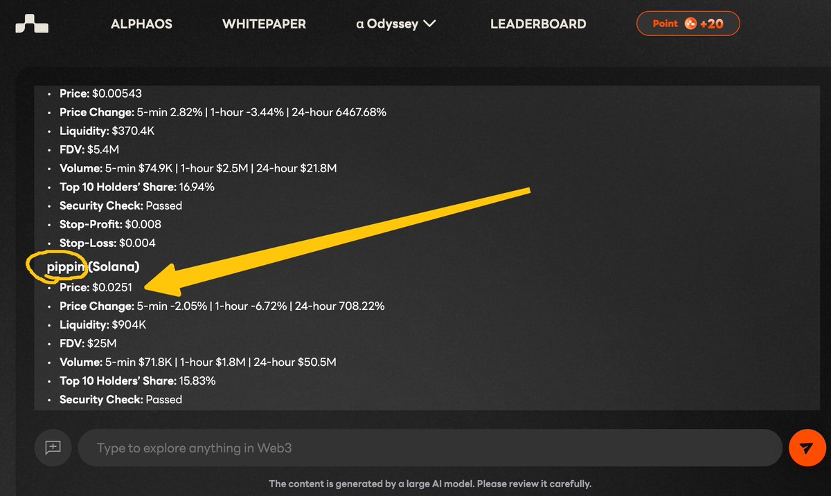 CryptoMakabaka's tweet image. 0.025 -&amp;gt; 0.3  $pippin 
ai又推了一个12倍的金狗

如果我建一个免费的社群，教大家借助ai学习交易技巧、筛选meme，会有人需要吗？

点赞 评论告诉我
#alphanetwork #alphaos #ai #memecoin