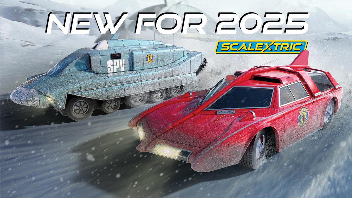 Who needs to get a Scalextric track?  #gerryanderson #sylviaanderson #scalextric #captainscarlet