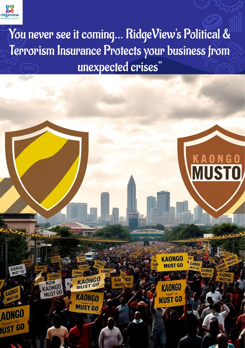 RidgeViewGZ's tweet image. 🌟 Prepare for the Unseen with RidgeView Insurance.
🌟Don't wait for the unexpected to catch you off guard. Fortify your business with RidgeView's Political &amp;amp; Terrorism Insurance and ensure your peace of mind today. #ridgeviewinsurance