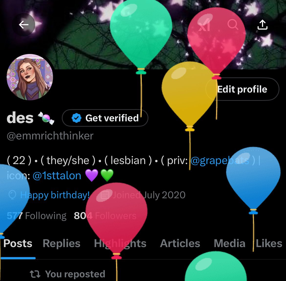 sorry for being so ia lately i’ve been having a rough mental health time :’) BUT it’s balloon day for me !!