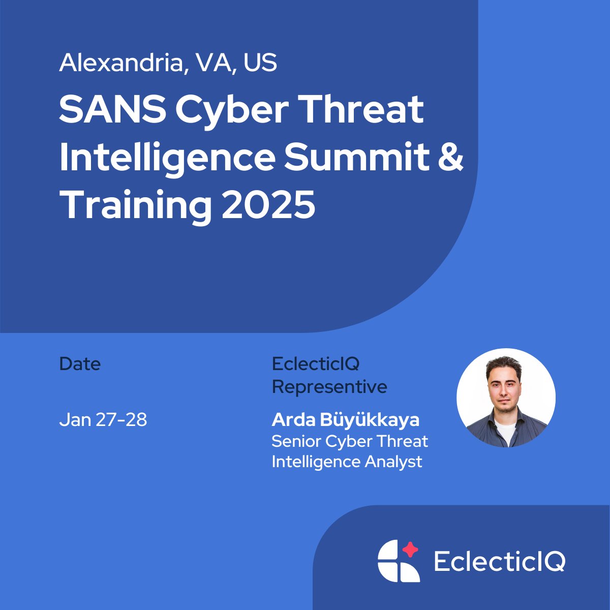 EclecticIQ (@eclecticiq) on Twitter photo We're excited to join the SANS Cyber Threat Intelligence Summit 2025! 🎉Catch our Sr. CTI Analyst, Arda Büyükkaya, on Jan 7, presenting "ONNX Store: The Rise & Fall of a Phishing-as-a-Service Platform Targeting Financial Institutions." #SANSCTI2025 #CyberSecurity <a href="/SANSInstitute/">SANS Institute</a> We're excited to join the SANS Cyber Threat Intelligence Summit 2025! 🎉Catch our Sr. CTI Analyst, Arda Büyükkaya, on Jan 7, presenting "ONNX Store: The Rise & Fall of a Phishing-as-a-Service Platform Targeting Financial Institutions." #SANSCTI2025 #CyberSecurity <a href="/SANSInstitute/">SANS Institute</a>