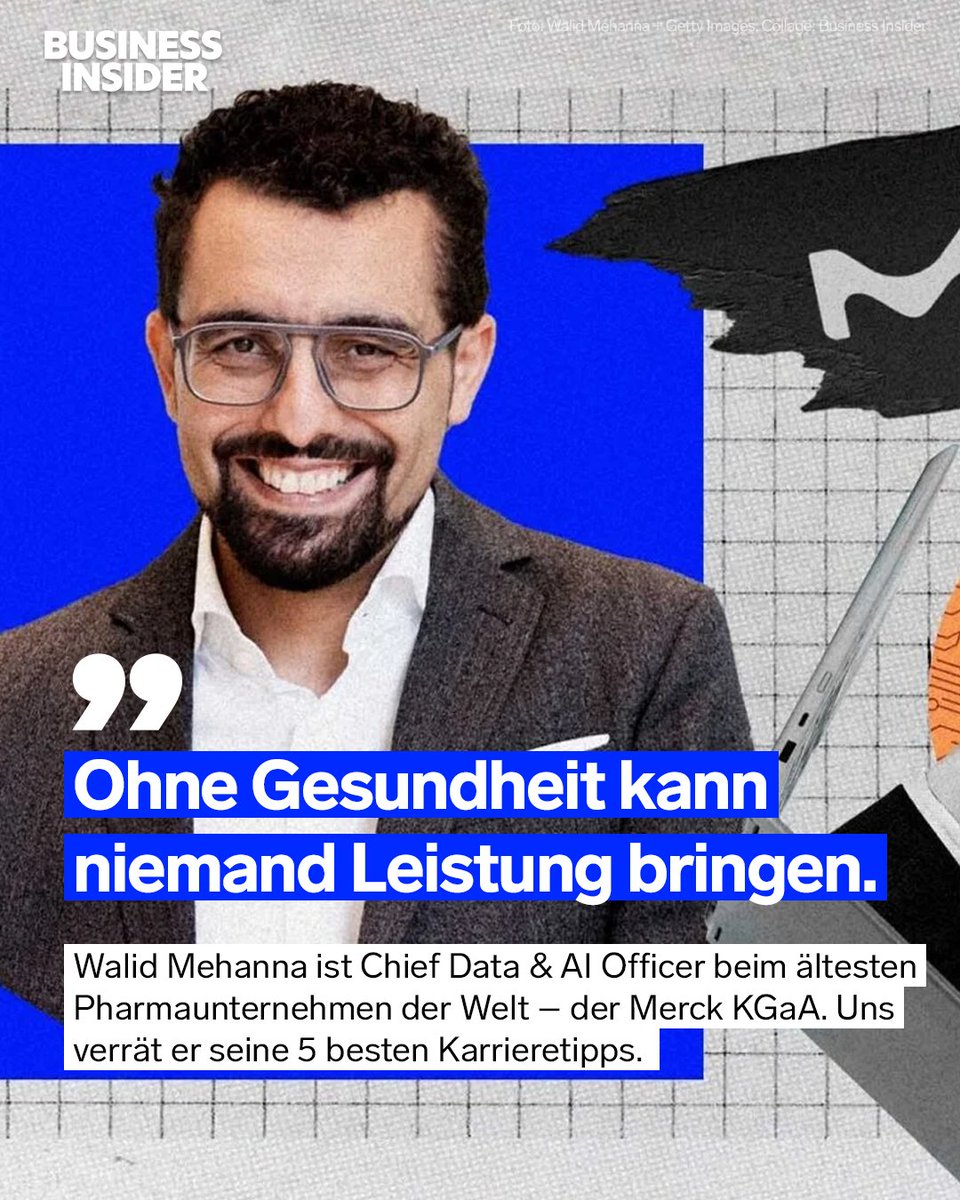 Walid Mehanna arbeitet als Chief Data &amp; AI Officer bei Merck KGaA – dem ältesten Pharmaunternehmen der Welt: 
businessinsider.de/karriere/ich-b…