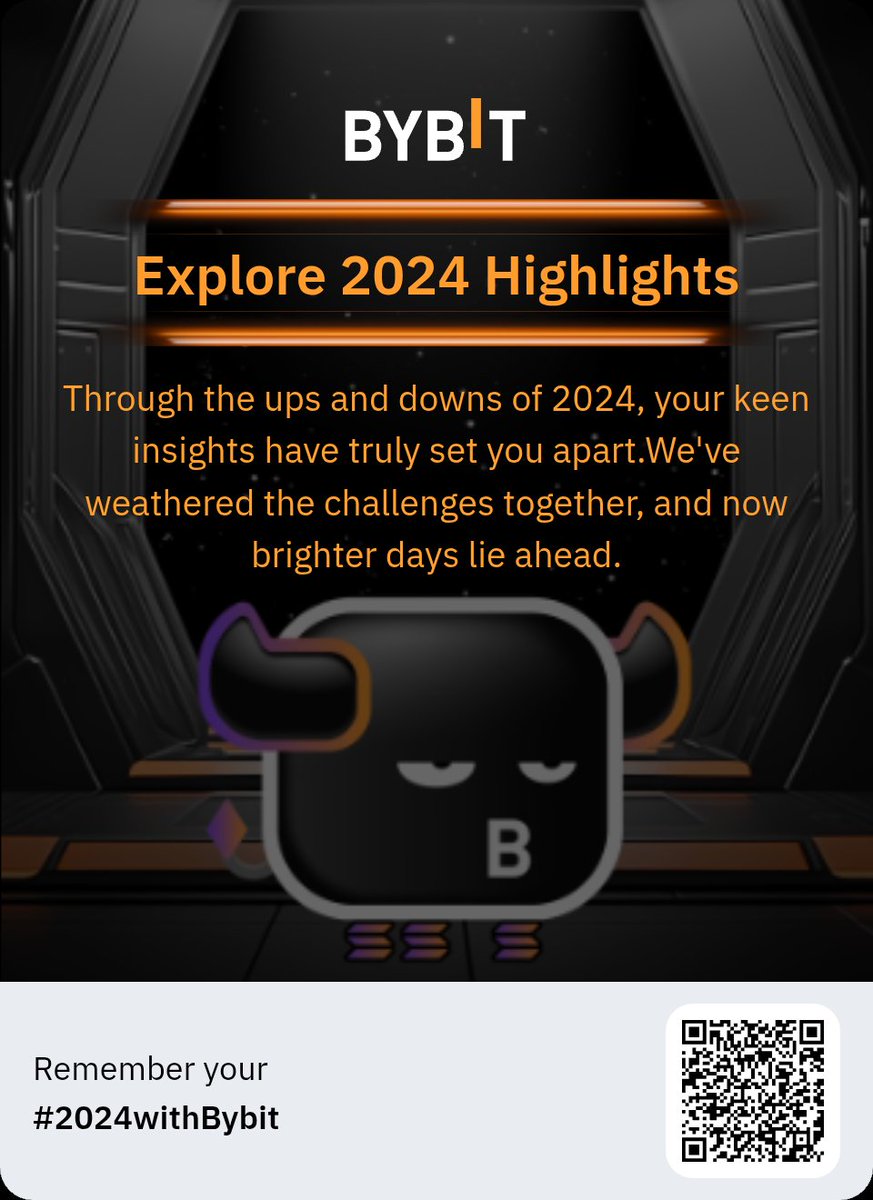 Unveil My 2024 Bybit Recap #2024withBybit bybit.com/en/annual-repo…