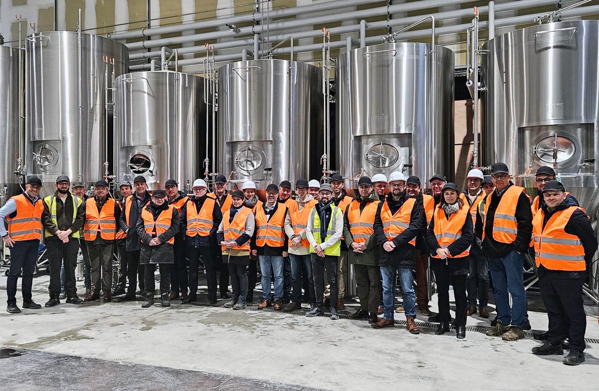 Le Conseil d’Administration d’Axéréal, ainsi que le comité exécutif, étaient il y a quelques jours à la #Brasserie de Chambord pour une visite des installations, et des échanges autour de l’ouverture prochaine du lieu au public ⬇️