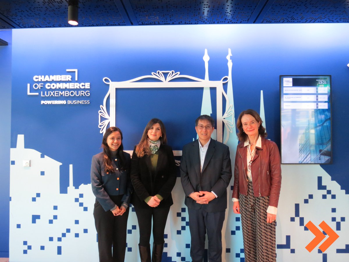 Chambre de Commerce du Luxembourg (@ccluxembourg) on Twitter photo #GoInternational
Strengthening 🇱🇺-🇸🇬 Bilateral Business Relations !
The <a href="/ccluxembourg/">Chambre de Commerce du Luxembourg</a> was pleased to welcome Mr. Abiel Neo, Vice President, and Ms. Mai Razak, Director for the Benelux region, at the Singapore Economic Development Board (EDB) during their visit to #Luxembourg. #GoInternational
Strengthening 🇱🇺-🇸🇬 Bilateral Business Relations !
The <a href="/ccluxembourg/">Chambre de Commerce du Luxembourg</a> was pleased to welcome Mr. Abiel Neo, Vice President, and Ms. Mai Razak, Director for the Benelux region, at the Singapore Economic Development Board (EDB) during their visit to #Luxembourg.
