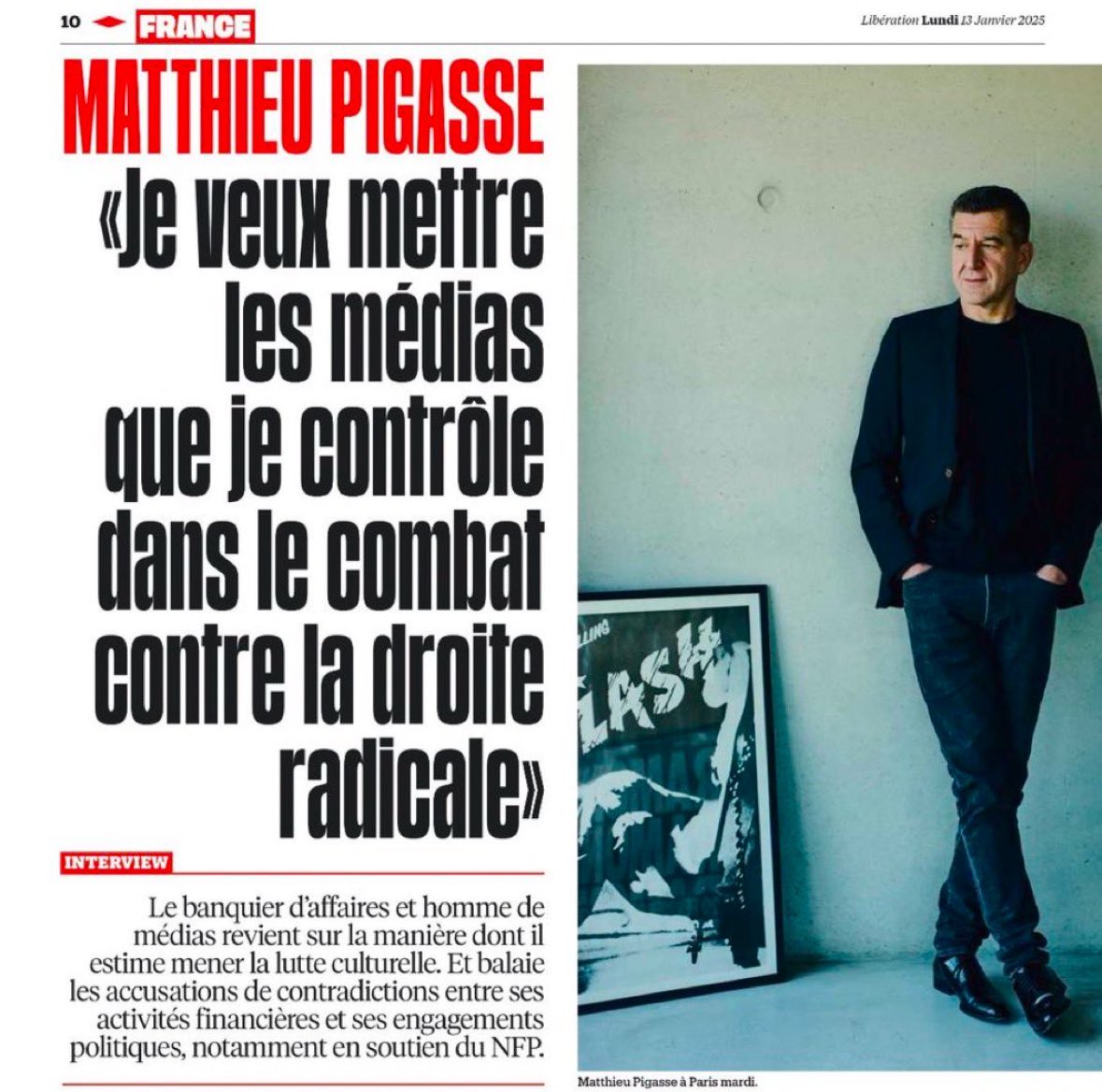 davidlisnard's tweet image. Certes, on imagine le chœur des vierges effarouchées si cette déclaration («je veux», «médias que je contrôle» en dictant une ligne pour un «combat» politique), avait été faite par un riche patron de droite. Mais ne boudons pas notre joie : bravo, VIVE LA LIBERTÉ ET LE PLURALISME