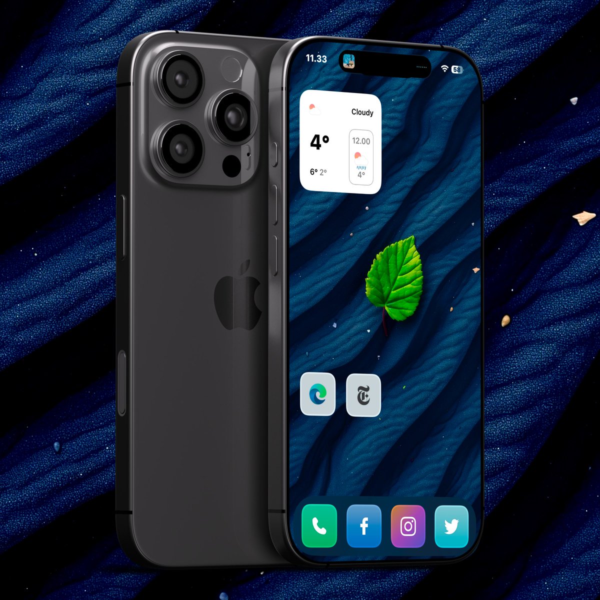 thgr34td4n3's tweet image. Playing around 😂

#Ios183 #ShowWalls #ShowAE #MockupⓂ️ 

• wallpaper @ElijahCreative 
• icons @oxtfdsgn 
• widgy @Zooropalg 
• template @SeanKly Ⓜ️