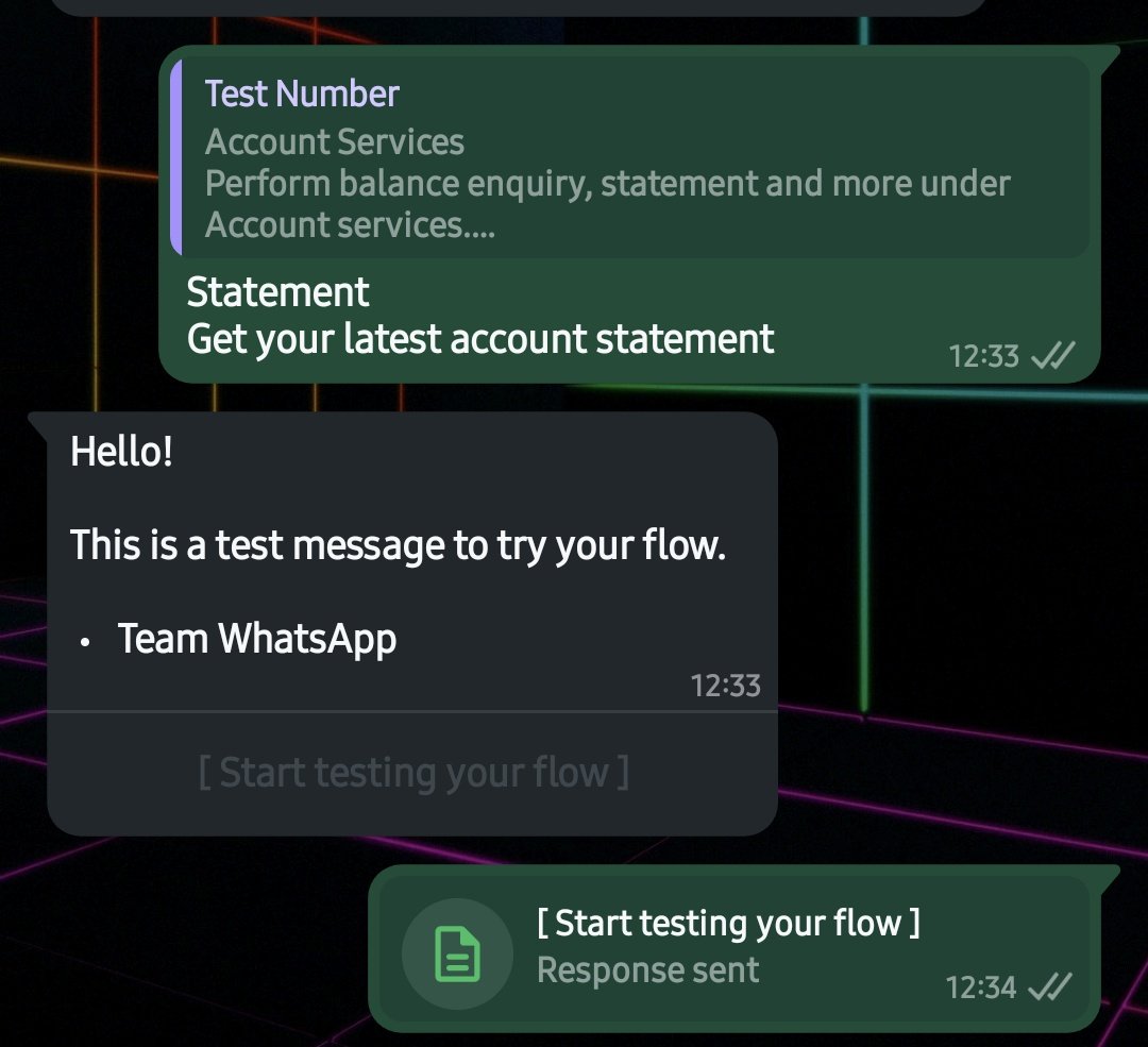 donix_22's tweet image. So previously on WhatsApp flows, you were not able to view response data, you had to send back a message to user to verify their entered details - but not anymore 😉
#whatsapp #chatbot #flows