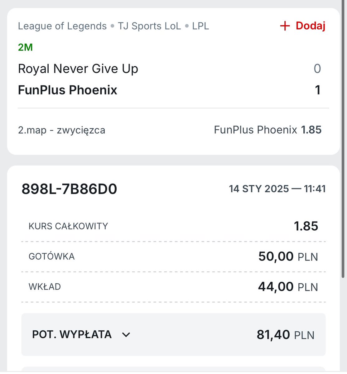 TypyLorbiego's tweet photo. Witam na pierwszym typie na koncie.
TYP LIVE
LPL - Liga chińska
#LPL #LOL #Superbet #betside https://t.co/PXPQoSGJ4X