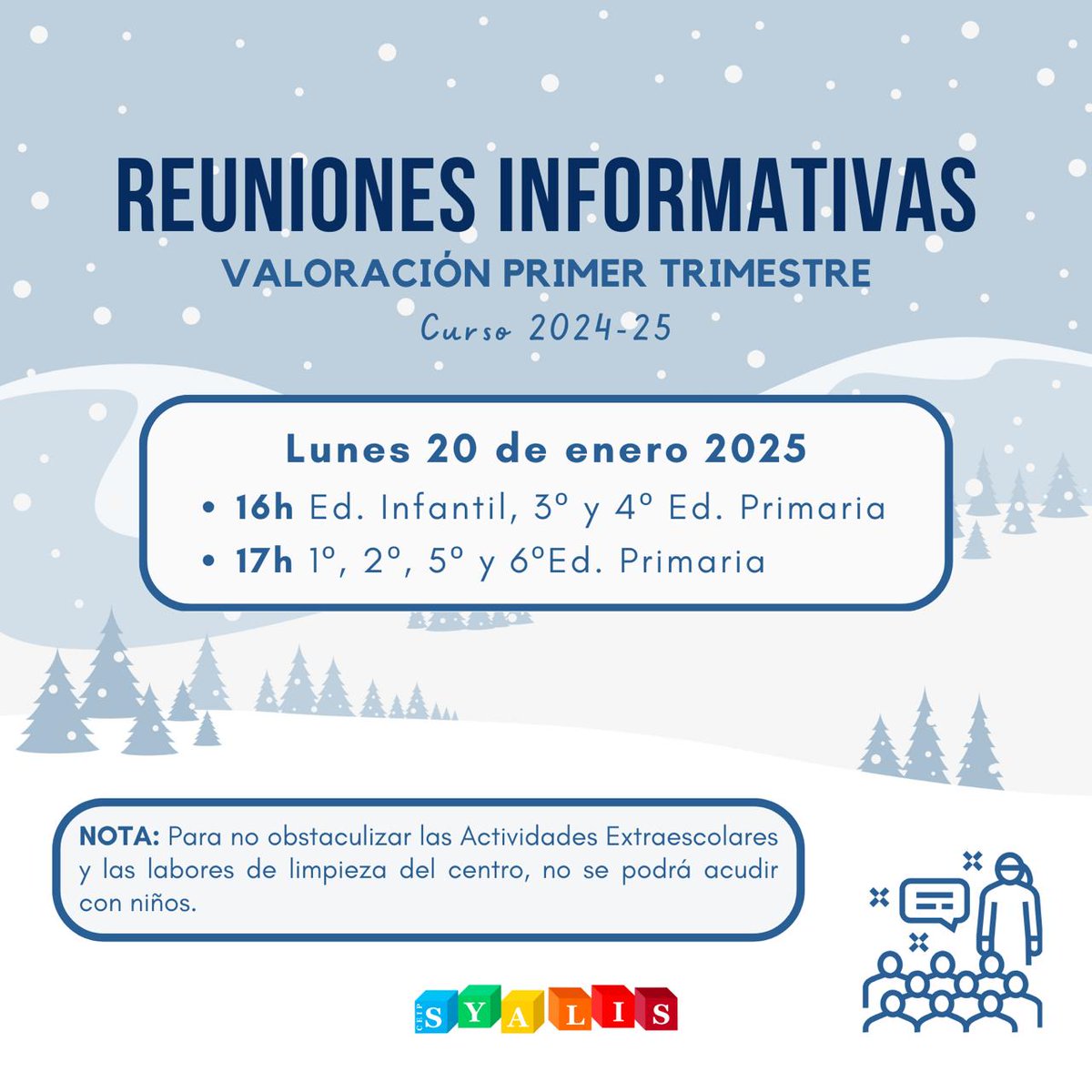 <a href="/SyalisCeip/">CEIP Syalis Bilingüe 🇪🇸 🇬🇧 🇨🇵</a> INFORMA!! <a href="/ampalospacos/">AMPA Los Pacos-Syalis</a> <a href="/CarDiRu/">Carmen Díaz Ruiz</a> <a href="/Malagaconvive/">Gabinete Convivencia e Igualdad</a>