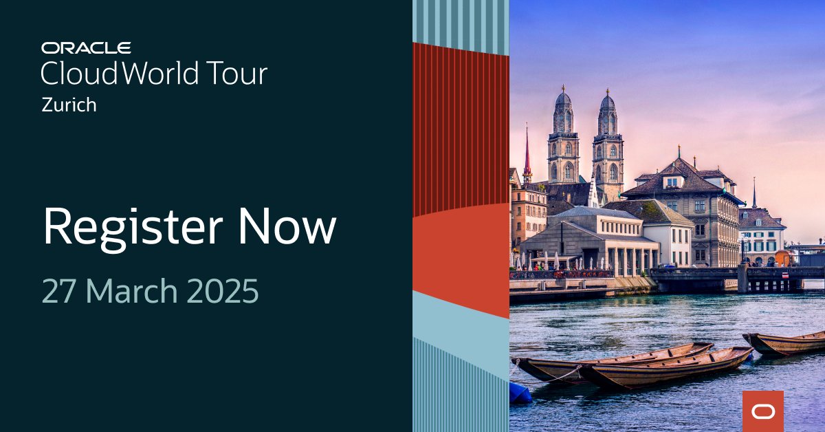 djthierryandre's tweet photo. Don't miss #CloudWorld Tour Zurich! Experience the future of cloud and #AI at this complimentary, one-day event: https://t.co/5Ksm9nrt32 https://t.co/H1evoTrVJE