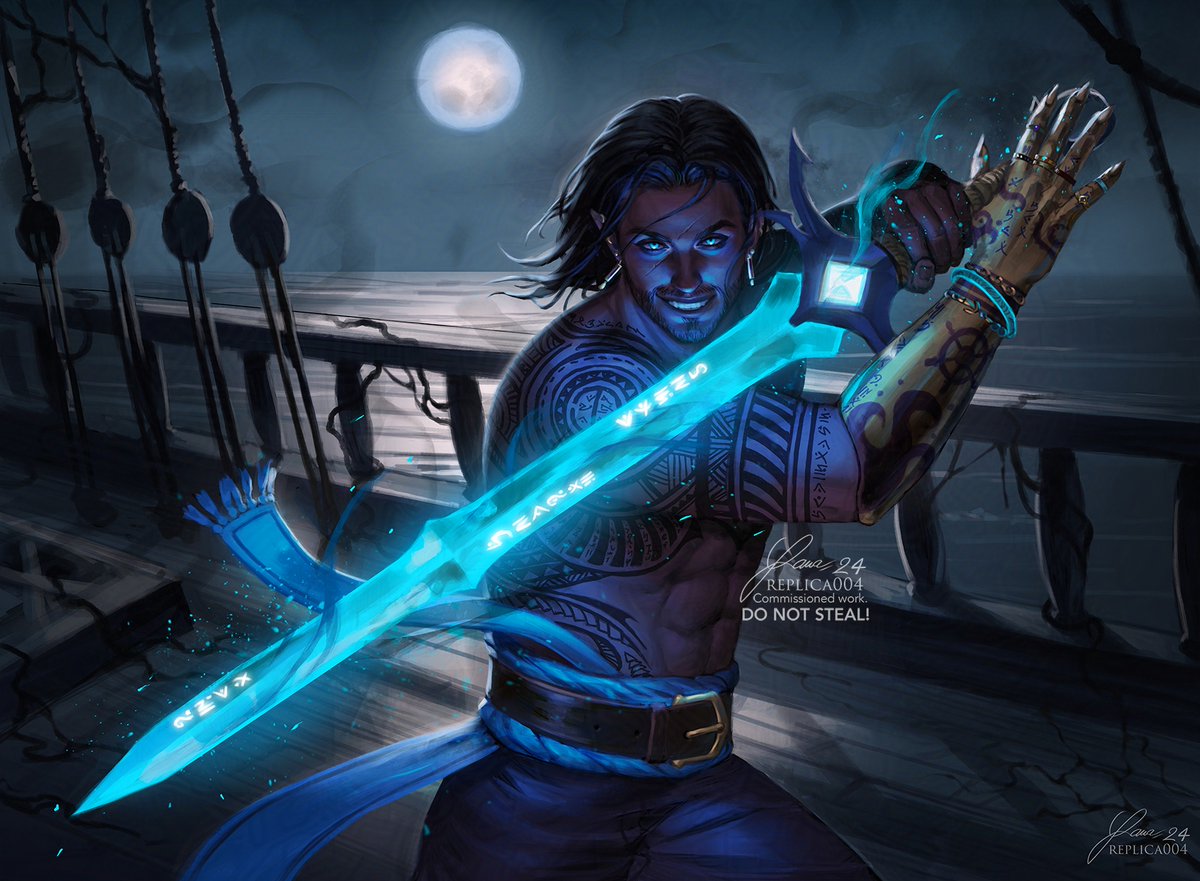 Replica004's tweet image. Hey #PortfolioDay

I'm Zeno, freelance illustrator based in Italy, in love with fantasy characters and stories!  
My art dream is to work for D&amp;amp;D or MTG 🥰

✨ cara.app/replica004
💌 camponeschi.sara@outlook.com