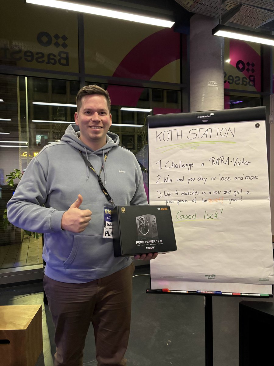 Thanks once again for the Great Rara Event <a href="/Back2Warcraft/">Back2Warcraft</a> <a href="/BeingEsports/">Being Esports</a> !
Unfortunatly the main Tournament didn‘t go as planend, but luckily i was able to win the King of the Hill (again), after winning it 3 years ago in Hamburg!

<a href="/PlayingDucks/">Playing-Ducks e. V. 🇩🇪🦆</a> 

#ducksflytogether