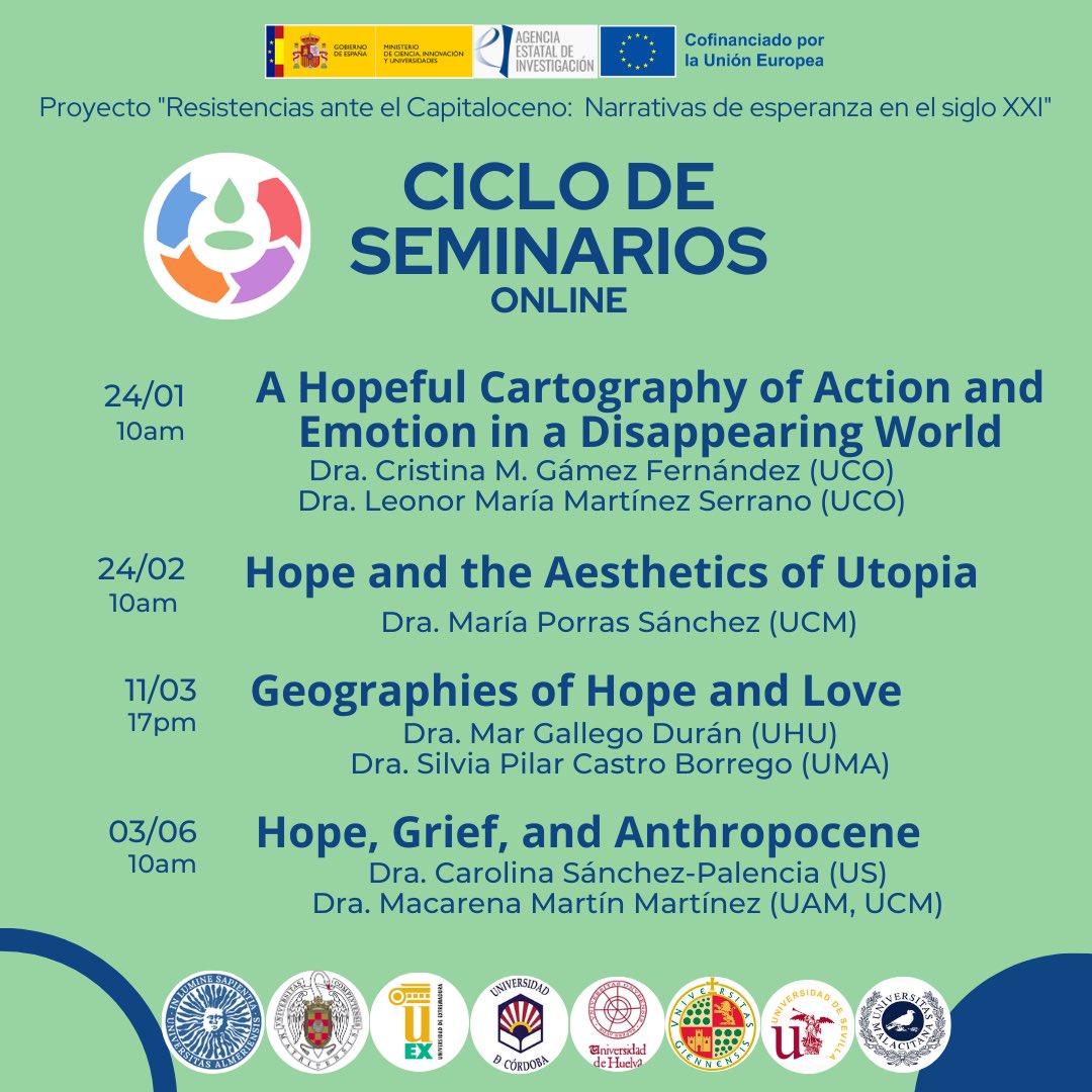 recaphope's tweet photo. 📆We are launching our online seminar series next week! ➡️Swipe for information about free registration and certificates.
🍃Link to register:https://t.co/Zohbr31BF7
#capitalocene #resitance #hope https://t.co/Iqhr9TpmU4