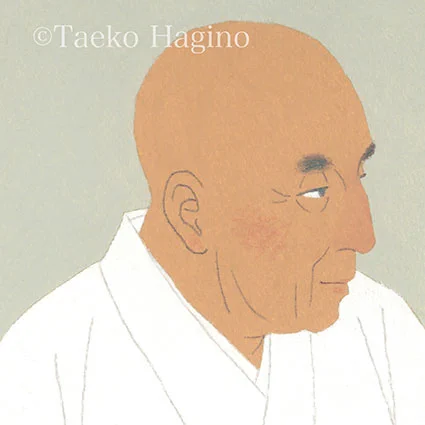 お気に入りの仕事シリーズ(^^):これも「銀嶺のかなた」の挿絵です。新聞連載はラフのやりとりをする時間がないのでイラストレーターの一存で絵柄を決めて描いてます。なので、できるだけ描きたい絵柄が描けるチャンスを狙っては描いてます(^^) 