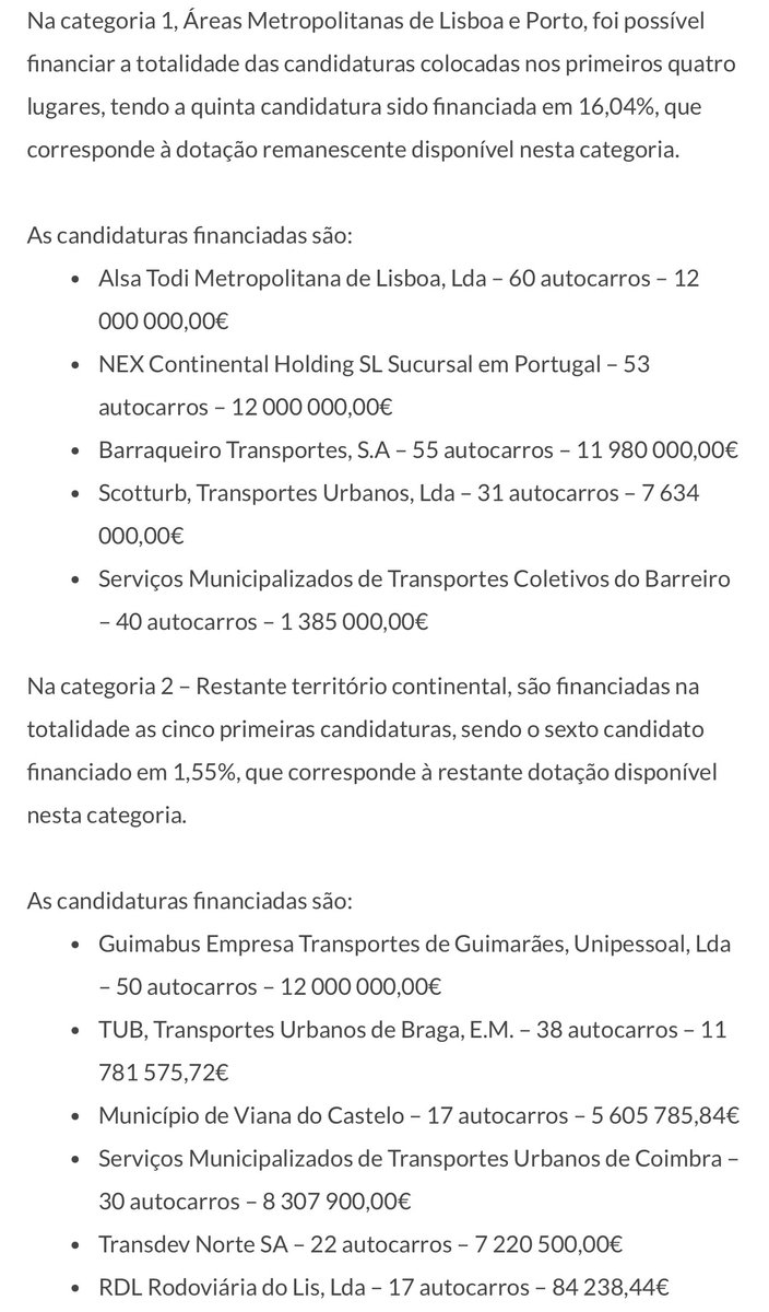 _serjocas's tweet photo. O Fundo Ambiental vai financiar a aquisição de um total de 413 autocarros elétricos/hidrogénio e de 184 postos de carregamento. 

Serão estas as empresas a receber financiamento: https://t.co/VSheSySLRK