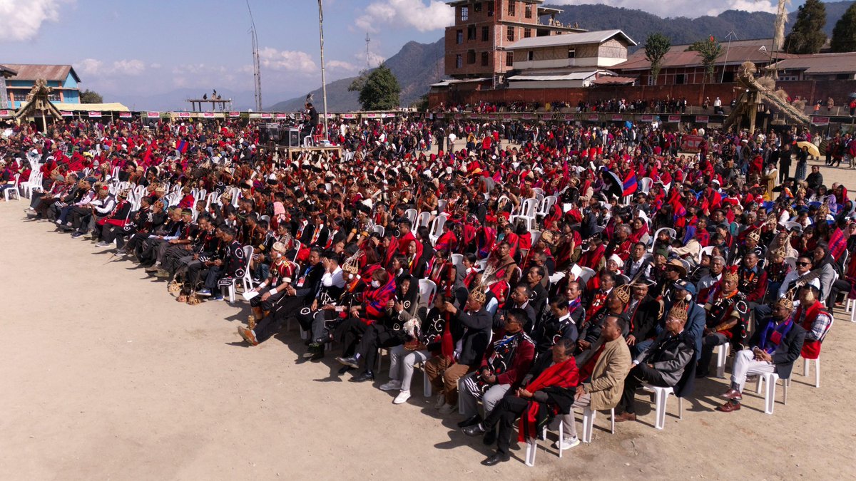 It was an honour to host the first day of the #Poanglüm Hornbill Festival 2025, graced by the presence of my colleague and Hon'ble Minister of Higher Edn. &amp;  Tourism, GoN, Shri. Temjen Imna Along <a href="/AlongImna/">Temjen Imna Along</a>, as the Chief guest. I also extend my gratitude to DC Tuensang Smti.