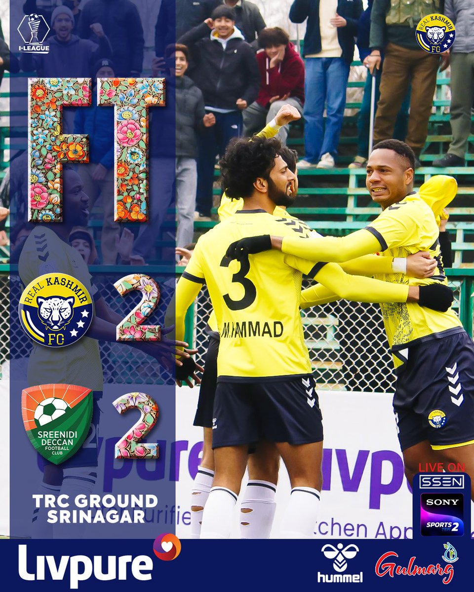 realkashmirfc's tweet photo. A hard-fought draw. It wasn’t easy, but we stood tall till the end.
#RealKashmirFC #SnowLeopards #Ieague https://t.co/gPx9HMxdUD