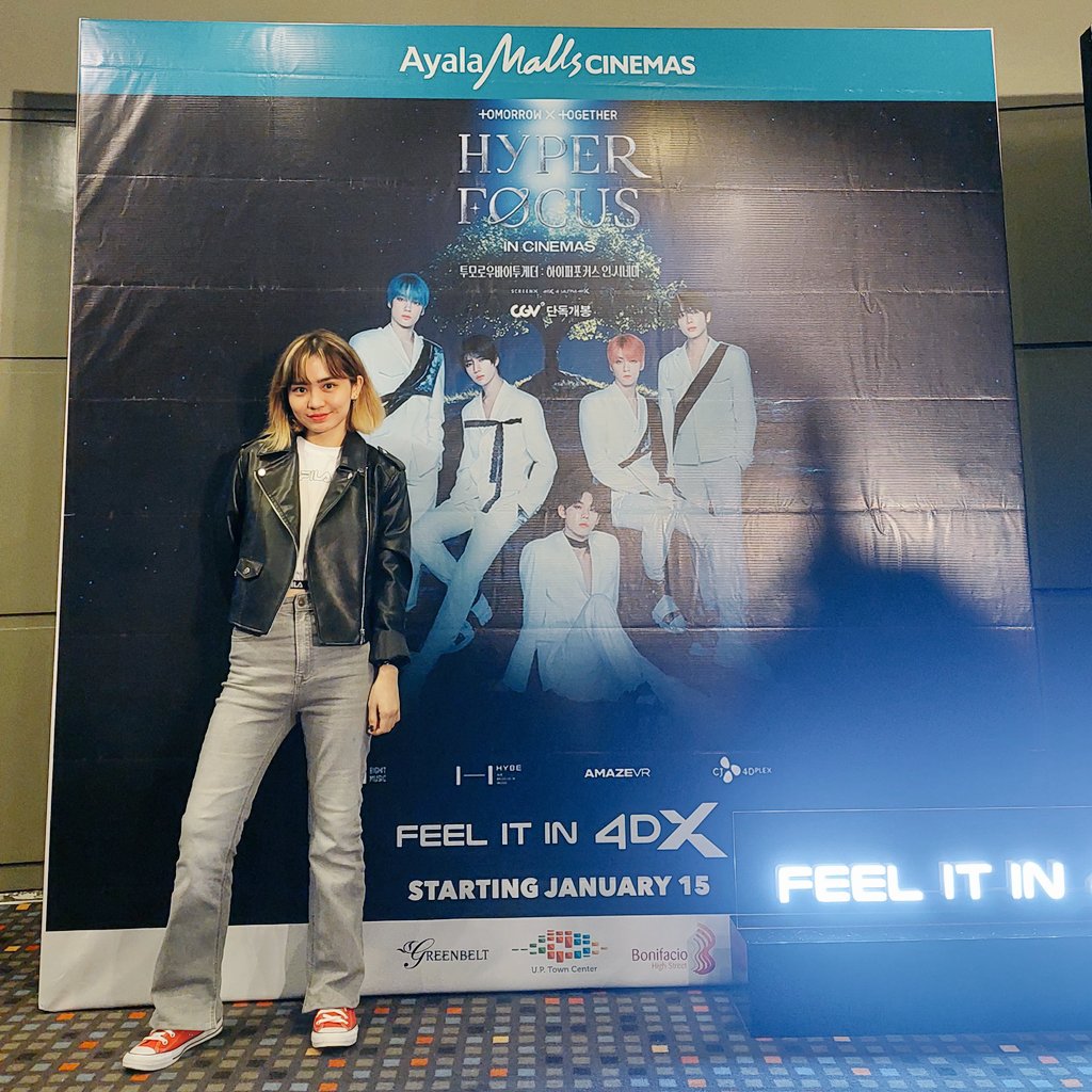 DaleRossly's tweet photo. At the exclusive advance screening of TOMORROW X TOGETHER: Hyperfocus in 4DX. Thank you for the invite, @ayalamallscinemas! 

#MOAs — From January 15 - 21, it's time to watch @TXT_bighit's epic virtual reality concert film—exclusively available at #AyalaMallsCinemas

@TXT_members https://t.co/HbiO1wkASS