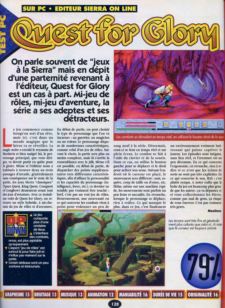 AllmightoFranky's tweet photo. #Nostalgeek,on continue de lire le #Joystick 45 de janvier 1994!Du test sur #micro encore et toujours avec une salve de jeux #PC, #BlackSect,#MicrosoftNewYork et #QuestForGlory!! #retro #retrogaming #oldschool #80s #90s 1/6 https://t.co/Vdn2ZVeWDQ