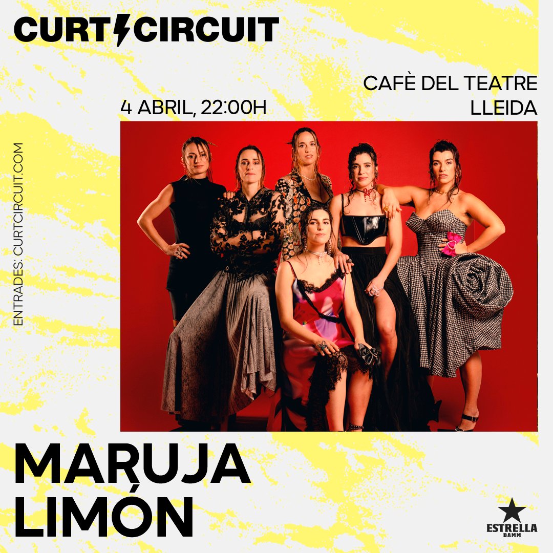 Curtcircuit (@curtcircuit) on Twitter photo 📢<a href="/Marujalimonlive/">Maruja Limón</a> presentaran al #Curtcircuit el seu últim treball 'Te como la cara’!
🗓️7/3 a <a href="/salazerotgn/">Sala Zero</a>
🗓️4/4 a <a href="/cafedelteatre/">Cafè del Teatre</a>
Un directe que és una festa constant on mostren la seva vibrant fusió de flamenc, pop i ritmes llatins. 🔥
Entrades a 👉curtcircuit.com 📢<a href="/Marujalimonlive/">Maruja Limón</a> presentaran al #Curtcircuit el seu últim treball 'Te como la cara’!
🗓️7/3 a <a href="/salazerotgn/">Sala Zero</a>
🗓️4/4 a <a href="/cafedelteatre/">Cafè del Teatre</a>
Un directe que és una festa constant on mostren la seva vibrant fusió de flamenc, pop i ritmes llatins. 🔥
Entrades a 👉curtcircuit.com