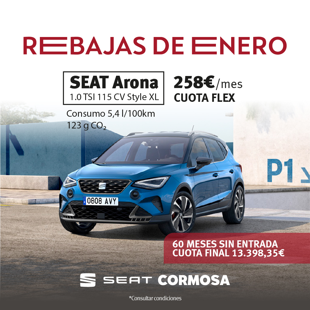Si eres inteligente, aprovecharás las rebajas de enero con cabeza. Y elegir el #SEATArona es una decisión muy inteligente. 😏