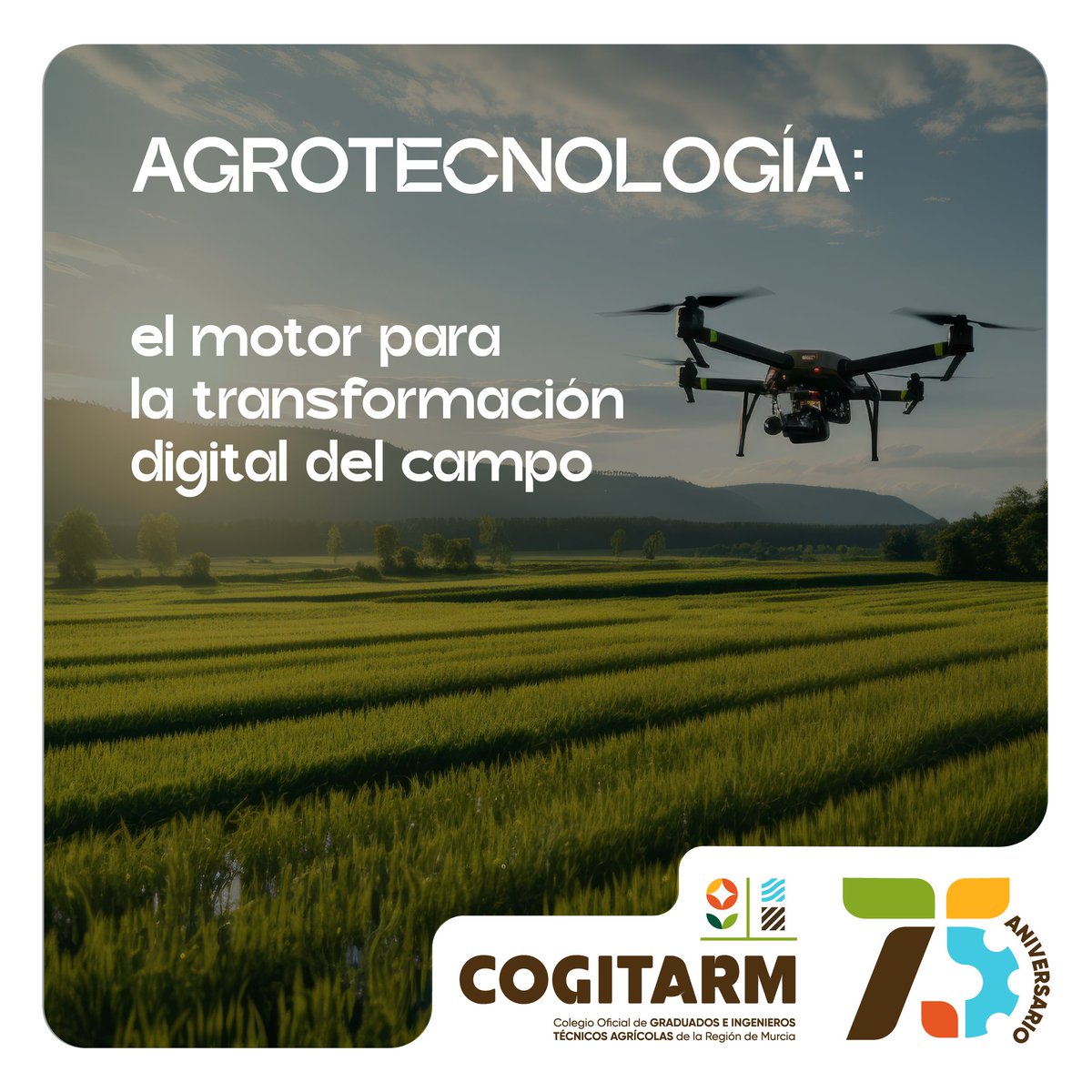 cogitarm's tweet photo. La #agrotecnología transforma la agricultura.
🤖 Drones y robots que automatizan cultivos.
📊 Big Data para decisiones precisas.
💡 IoT conecta sensores en tiempo real.
En #COGITARM apoyamos a los ingenieros para diseñar la #agroalimentación del #futuro. https://t.co/VCH3IId170
