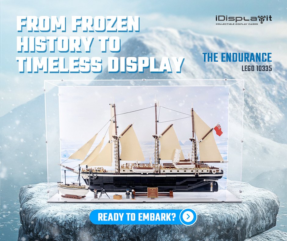 idisplayit's tweet image. From frozen history to timeless display. 📷 Give your LEGO Endurance ship the attention it deserves with a bespoke display case.

linktr.ee/idisplayit

#lego #legodisplay #displaybox #legoendurance #enduranceship #legoicons #displaycase #legodisplaycase #lego10335