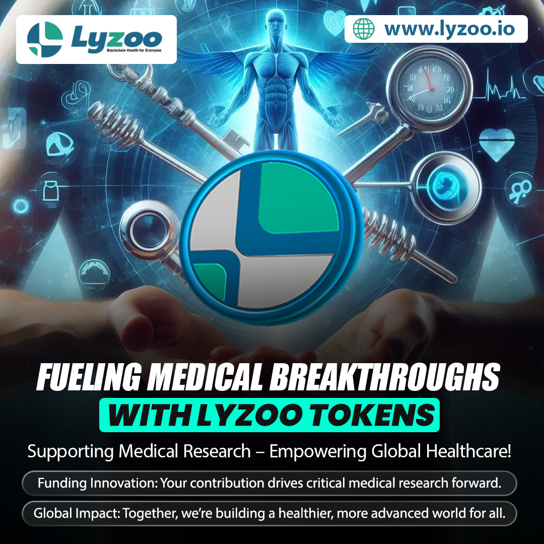 Lyzootoken's tweet photo. Fueling Medical Breakthroughs with LYZOO Tokens!** 💊✨

🚀 **Supporting Medical Research – Empowering Global Healthcare!**

✨ **Join the Mission to Make a Difference!**

👉 **Empower innovation. Support progress. Change lives with LYZOO.**
#LYZOO #MedicalResearch https://t.co/S4junj7H4K