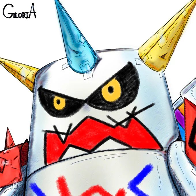 オメカモンがトレンドにあったので (過去作) #オメカモン #デジモン