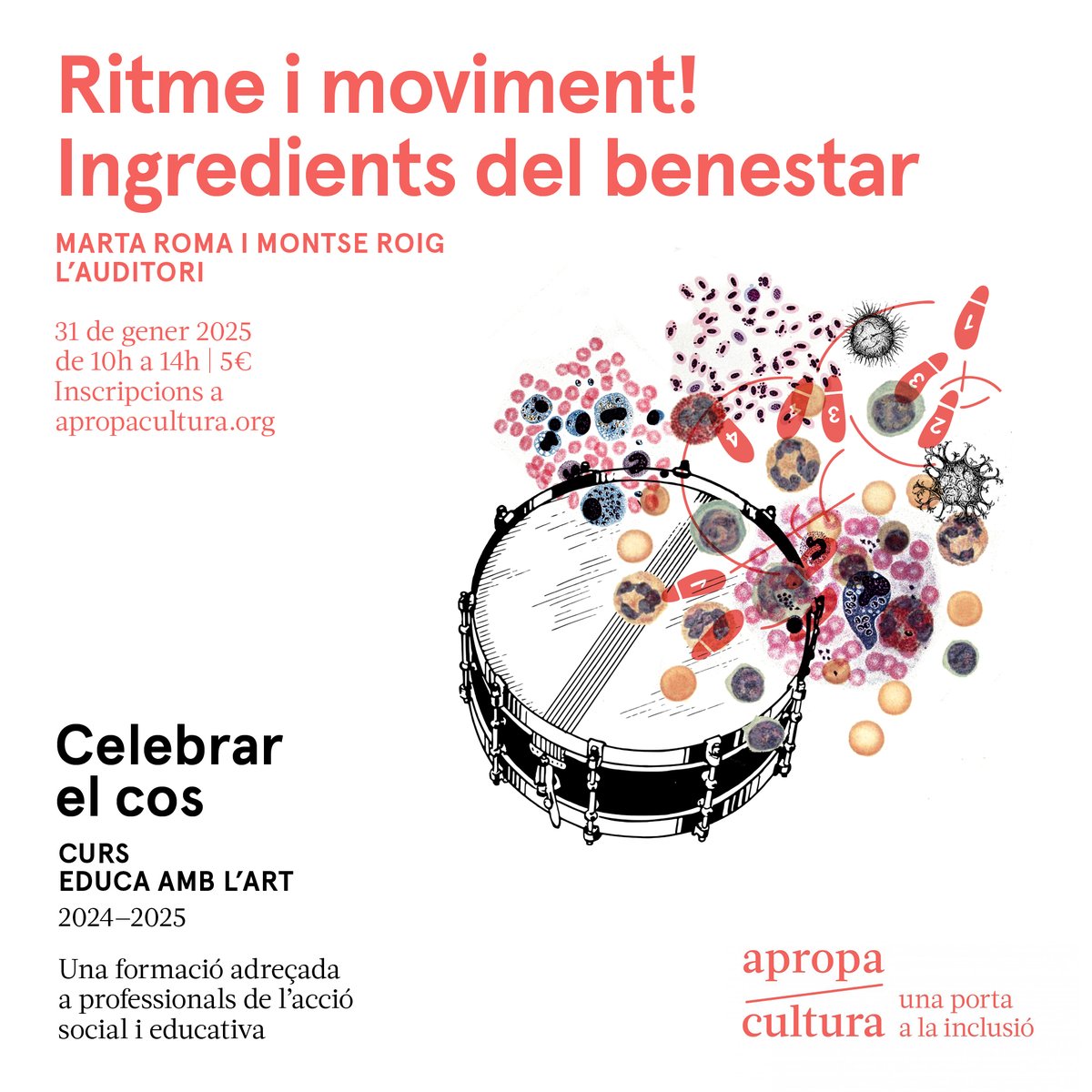 Apropa Cultura (@apropacultura) on Twitter photo 🎼Us convidem a explorar com la música pot enriquir i potenciar la vostra tasca educativa i social amb l'activitat del curs Educa amb l'Art a l’<a href="/auditoribcn/">L'Auditori</a>
📅 31 de gener 2025
🕙 10:00h
🔗bit.ly/4it434s
#somApropa #ApropaCultura #cultura #SenseFiltres #música #Teatre 🎼Us convidem a explorar com la música pot enriquir i potenciar la vostra tasca educativa i social amb l'activitat del curs Educa amb l'Art a l’<a href="/auditoribcn/">L'Auditori</a>
📅 31 de gener 2025
🕙 10:00h
🔗bit.ly/4it434s
#somApropa #ApropaCultura #cultura #SenseFiltres #música #Teatre
