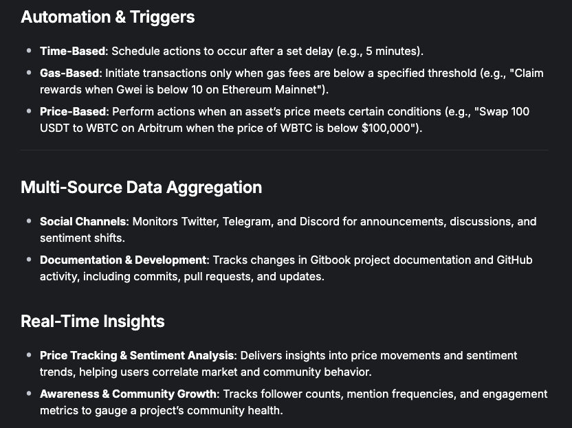 jussy_world's tweet photo. 3/ Features:

Cross-Chain and On-Chain Interactions:
Powered by LayerZero

Borrow and Earn:
Available via Aave, Sparks, Sky, &amp; Wagmi

Price Data Feeds:
Provided by Pyth

Swap Aggregators:
Integrated with 0x, Odos, &amp; OpenOcean

Much more down below ⬇️ https://t.co/giAFxEeJZN
