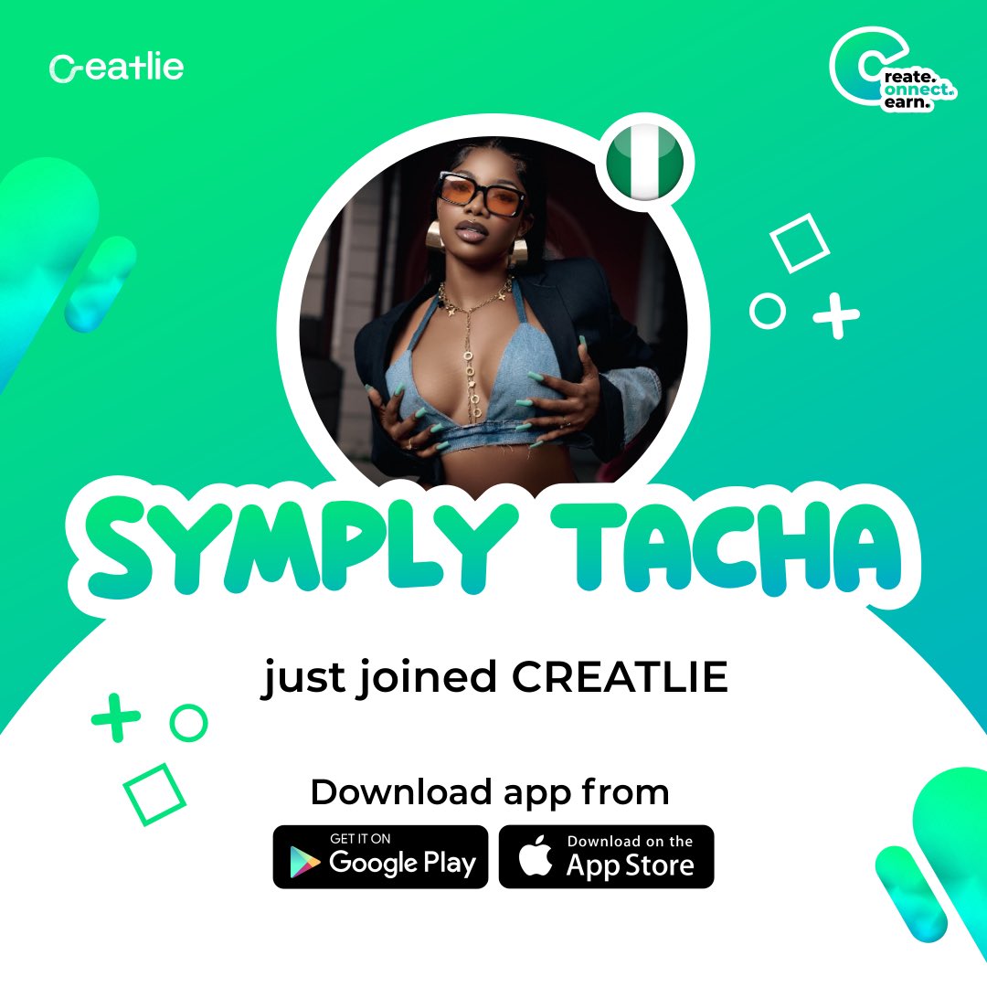 creatlie's tweet photo. Welcome on our platform The 👑Queen @Symply_Tacha we are so excited 🤩to have you join the Africa’s No 1 Social Media Platform!l made by Africans for the world!!! We love you 🥰 
#CreatlieApp #Creatlie #AfricanSocialmedia #createconnectshine https://t.co/I8dnK1NzvO