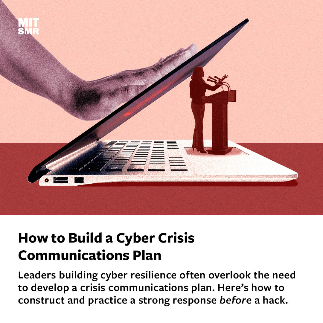 HaroldSinnott's tweet photo. How to Build a Cyber Crisis Communications Plan 

https://t.co/Usi8SJqAcc 

@mitsmr #AI #IoT #CyberSecurity #5G #CES2025 #MWC25 #FutureOfWork #GenAI https://t.co/WE9i9fsA0F