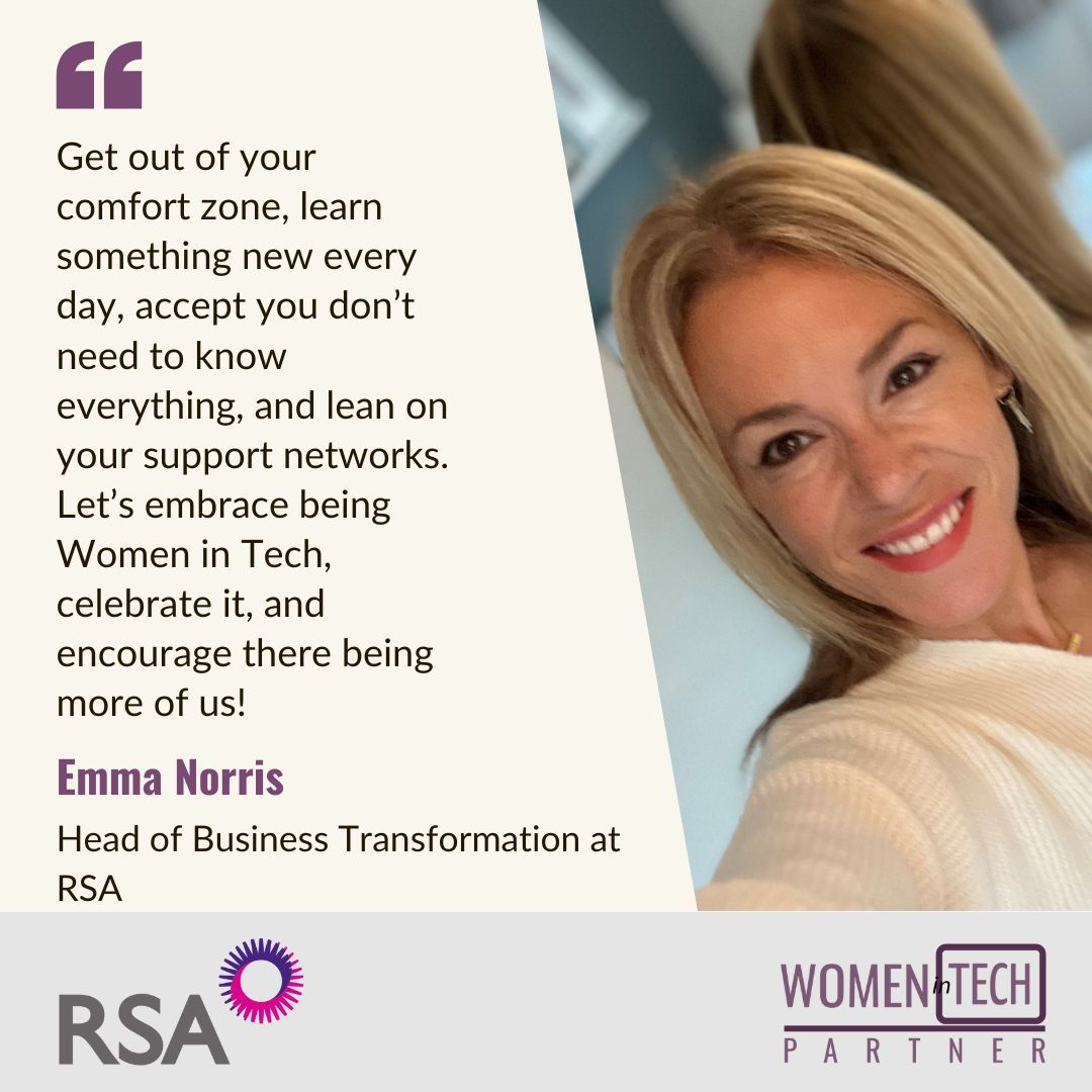 Women in Tech UK (@womenintechuk) on Twitter photo Not all women in tech are technical—and that's okay! Emma Norris, Head of Business Transformation at <a href="/rsagroup/">RSA Insurance Group</a>, shares her journey of leading change, overcoming self-doubt & proving the value of non-tech skills in innovation.
Read her story: buff.ly/4jbjZbL
#WomenInTech Not all women in tech are technical—and that's okay! Emma Norris, Head of Business Transformation at <a href="/rsagroup/">RSA Insurance Group</a>, shares her journey of leading change, overcoming self-doubt & proving the value of non-tech skills in innovation.
Read her story: buff.ly/4jbjZbL
#WomenInTech