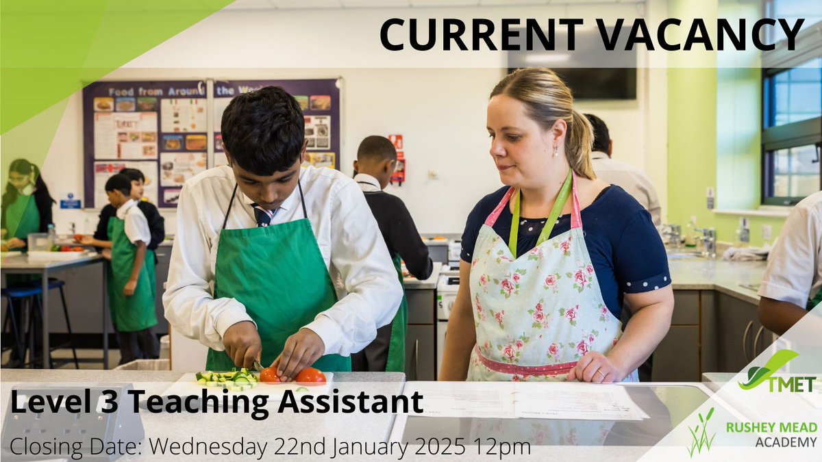 Rushey Mead Academy (@rusheymeadacad) on Twitter photo 📢 We're Hiring!
Join our team as we search for a positive, enthusiastic, and self-motivated individual! 💼
Do you have the ability to connect positively & sympathetically with students, staff, and parents? We’d love to hear from you! 🙌
tinyurl.com/4esbb49k
<a href="/TMETrust/">The Mead Educational Trust</a> 📢 We're Hiring!
Join our team as we search for a positive, enthusiastic, and self-motivated individual! 💼
Do you have the ability to connect positively & sympathetically with students, staff, and parents? We’d love to hear from you! 🙌
tinyurl.com/4esbb49k
<a href="/TMETrust/">The Mead Educational Trust</a>