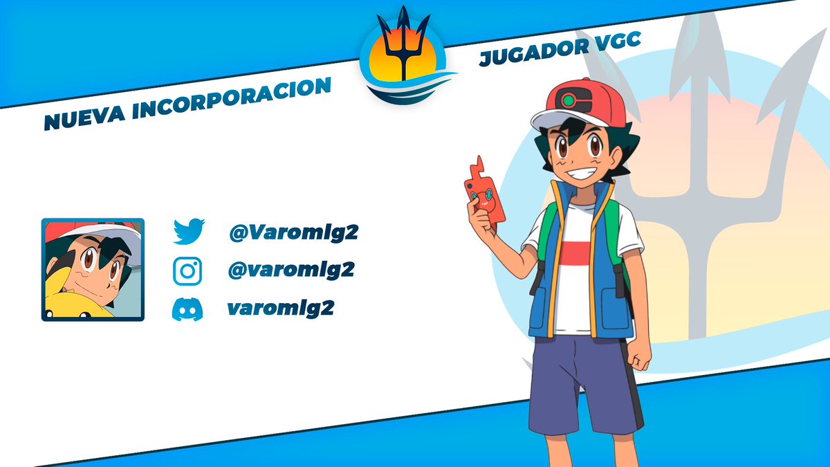 ✍️🏻NUEVA INCORPORACIÓN | #PokémonVGC

 👤<a href="/Varomlg2/">Álvaro Gil</a>

Nacionalidad 🇪🇸
🏆 Top 1 Cup Granada 2024
🏆 Top 1 CUP Málaga 2024
🏆 Top 2 CUP Sevilla 2024

¡Bienvenido a la familia! 

#DareToSail