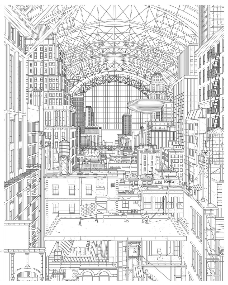 Poster Line work - Synecdoche, New York