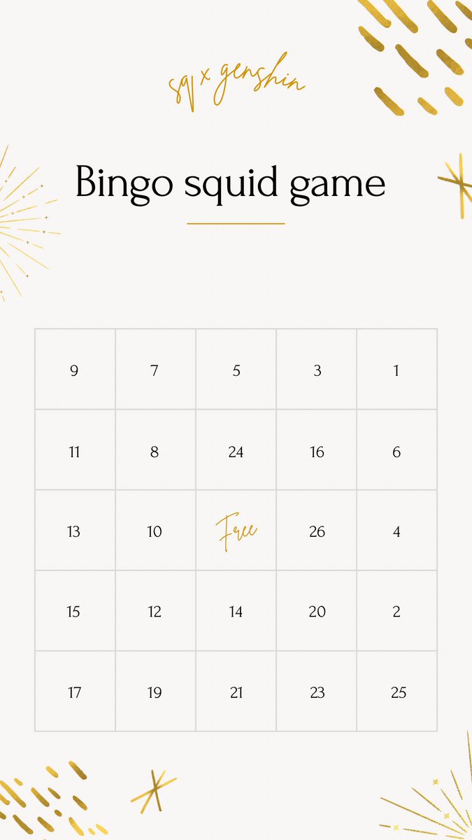Star_B0Yee's tweet photo. Bingo ( 16 ) https://t.co/q7TmLtFK0Y