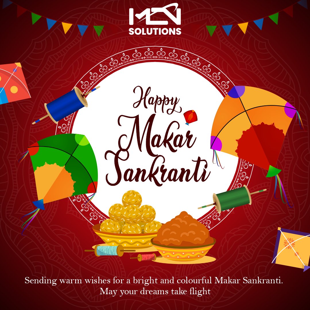 🪁☀️ Happy Makar Sankranti! ☀️🪁

May the festival bring joy, prosperity, and endless opportunities as you soar high like kites in the sky. Celebrate with sweets, love, and happiness! 

#MakarSankranti #FestiveSeason #KiteFestival