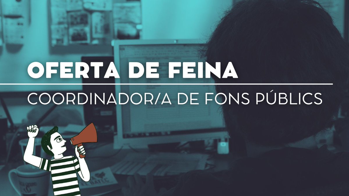#OfertaFeina | Vols treballar amb nosaltres com a Coordinador/a de Fons Públics?

👉Consulta les condicions i requisits a josepcarol.cat/actualitat i envia'ns el teu CV a recursoshumans@josepcarol.cat!

🗓️Termini: 2 de febrer.