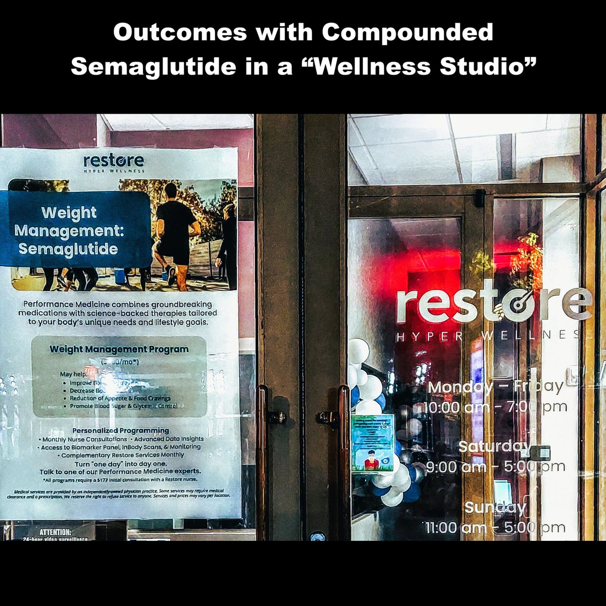 ConscienHealth's tweet photo. Is #compounded #semaglutide a public health crisis? Or the only affordable option for some people? Here is a peer-reviewed peek at short term outcomes in a medical spa setting.
https://t.co/1Pg3jYG9Z4 https://t.co/pnFiT5nKAR