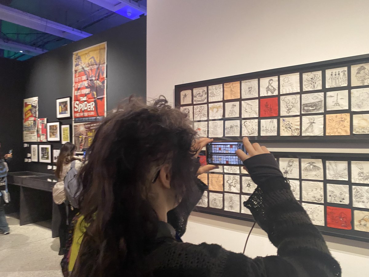 KCupdate's tweet image. Access to HE &amp;amp; Foundation Art &amp;amp; Design students visited the Tim Burton exhibition at the Design Museum, sparking creativity back in the studio! 

 Read more about the visit here: stcg.ac.uk/news/access-to…

 #creativeindustries #artanddesign