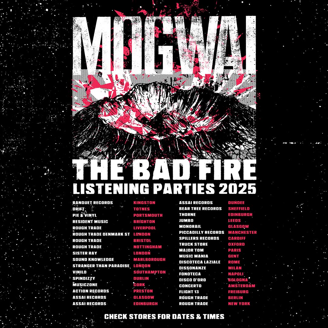 🔥🔥Pop in on January 20th at 5pm to hear the new <a href="/mogwaiband/">Mogwai</a> album! Our pals <a href="/rockactionrecs/">Rock Action</a> have sent us some free posters too! Bring your own ear plugs!🔥🔥