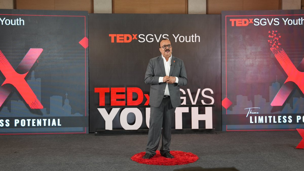 camkshukla's tweet photo. Honored to speak at #TEDxSGVSYouth on "Limitless Potential," sharing insights on how entrepreneurship, rooted in India's rich legacy of innovation & resilience, unlocks boundless possibilities. Grateful for this incredible platform to inspire & connect!  
#Entrepreneurship #IID