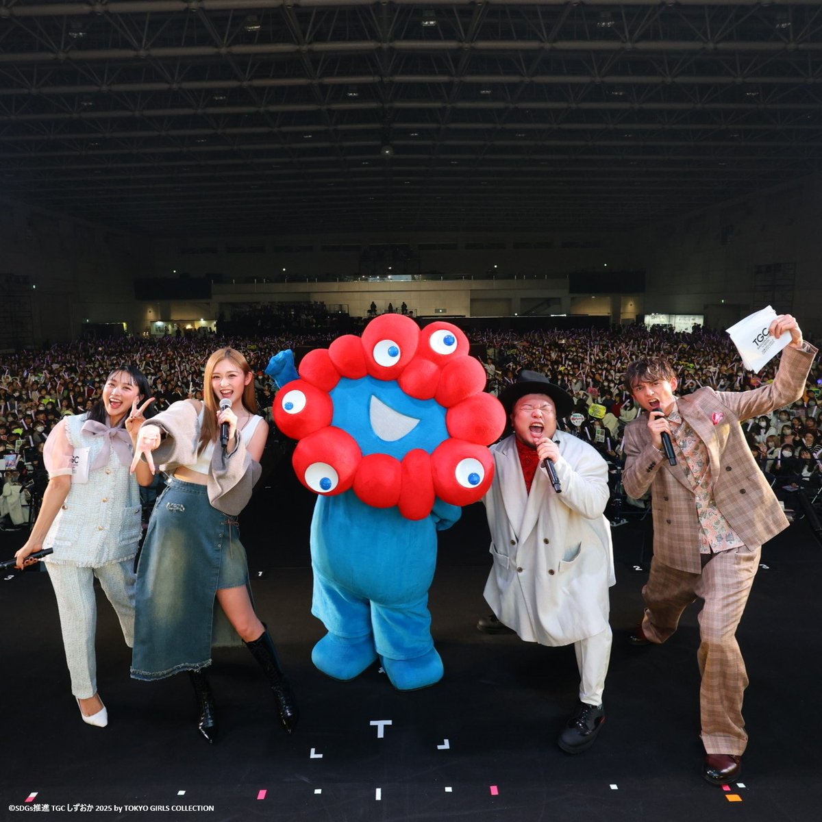 TGCしずおか 2025に #ミャクミャク 出演🎉／ 1/11に開催された TGC