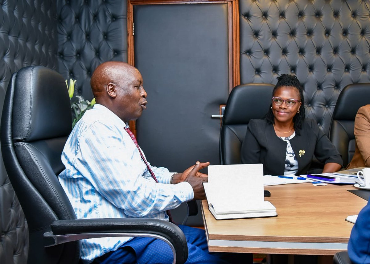 Yesterday, we held a courtesy call with Eng. Joseph Mbugua, PS, State Dept. for Roads and Eng. Kung'u Nd'ung'u, DG <a href="/KeNHAKenya/">Kenya National Highways Authority (KeNHA)</a> . A highlight  was discussing the <a href="/FCDOGovUK/">Foreign, Commonwealth & Development Office</a>  funded Magongo Road project in Mombasa implemented by <a href="/TradeMarkAfrica/">TradeMark Africa</a> . shorturl.at/OaZ3n
