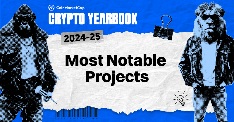 CoinMarketCap's tweet photo. 🌟 Take a look at the 'Most Notable' Projects of 2024. 

From new technologies to explosive growth, these are the juggernauts setting the pace.

See the full list here 👇
