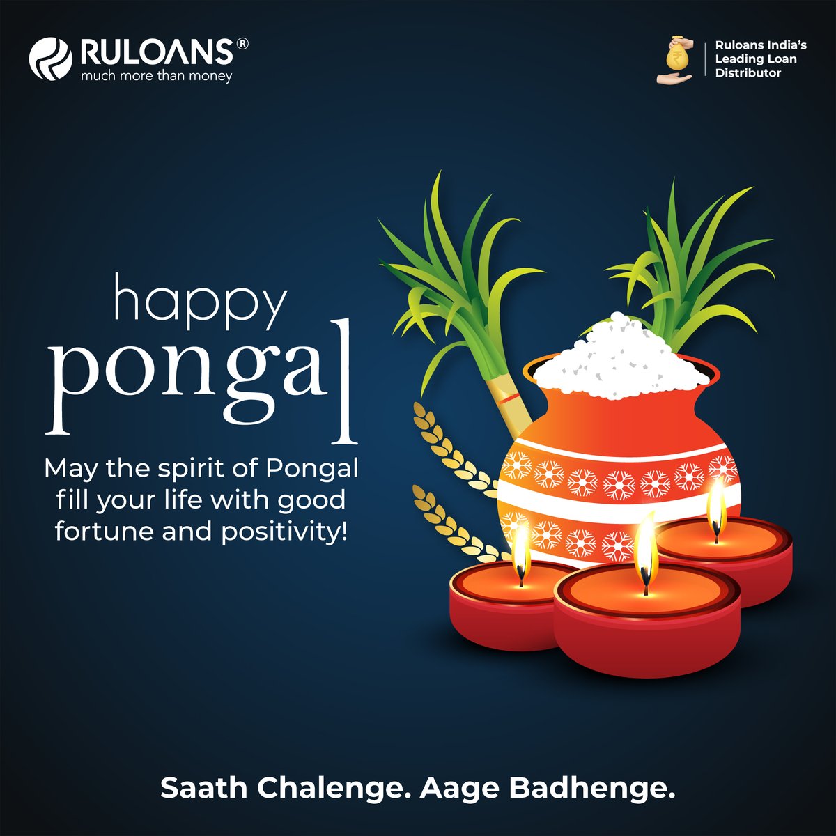 RuLoans's tweet photo. As the sun blesses the earth with its warmth, let Pongal bring prosperity and joy into your life. Celebrate the harvest season with gratitude for the fruits of your hard work and the hope of a brighter tomorrow!

#HappyPongal #HarvestFestival #Gratitude #Prosperity https://t.co/WnRC7KRkDz