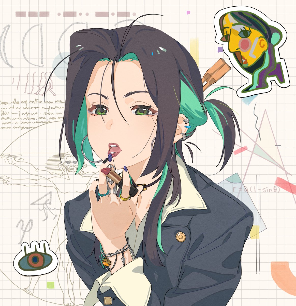 鼓手宋娜！ 
 #oc #olc #オリジナル